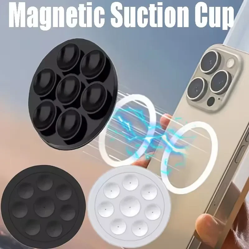 Phone Accessories Useful - Supporto magnetico per telefono con ventosa,